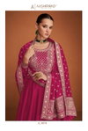 Veera By Ashirwad Heavy Premium Silk With Embroidery Sequence Work Gown With Dupatta Wholesalers In Delhi